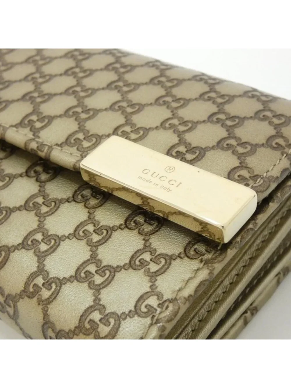 ★SOLD★ Gucci Wallet Gold - Picture 4 of 6